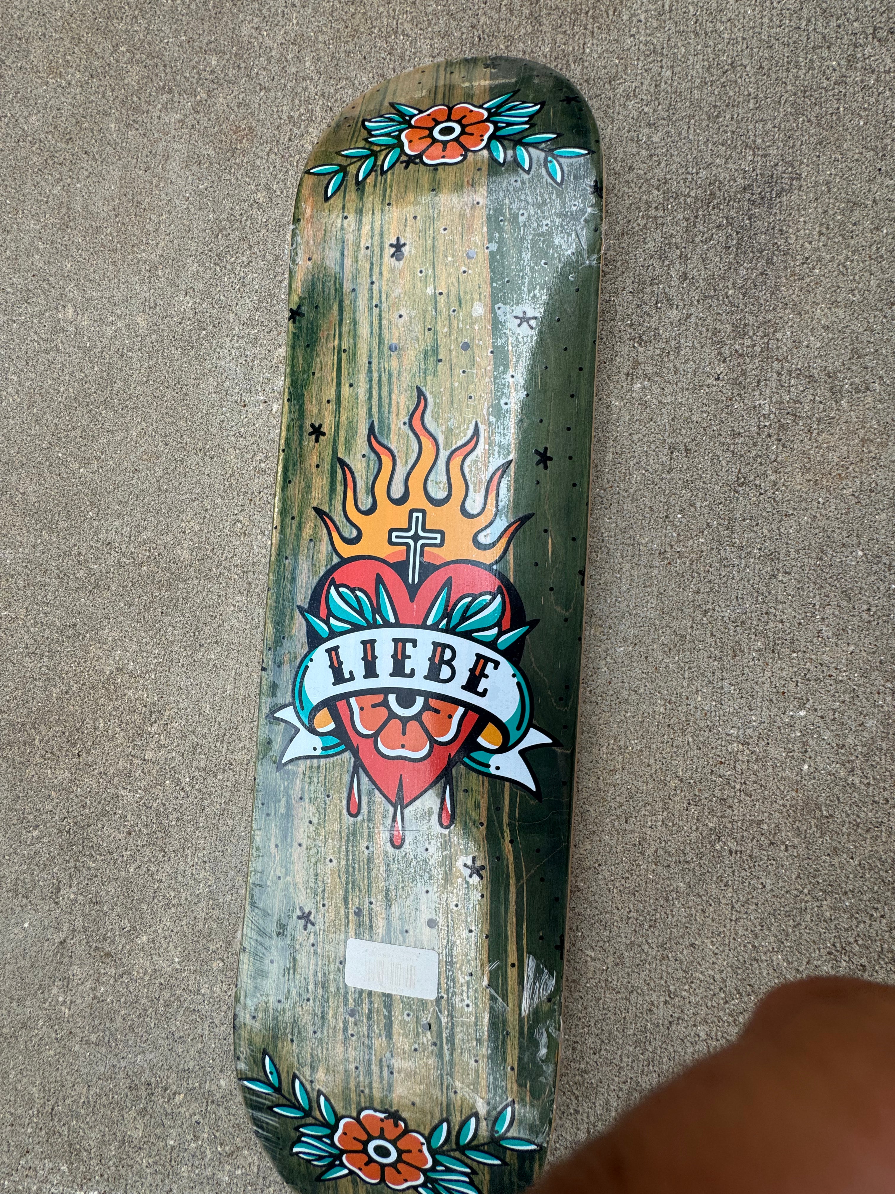 Liebe skateboards deck “heart tattoo”